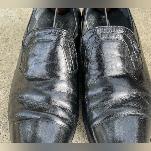 Vintage Bally of Switzerland Black Leather‎ Loafers, 9D - Picture 6 of 8
